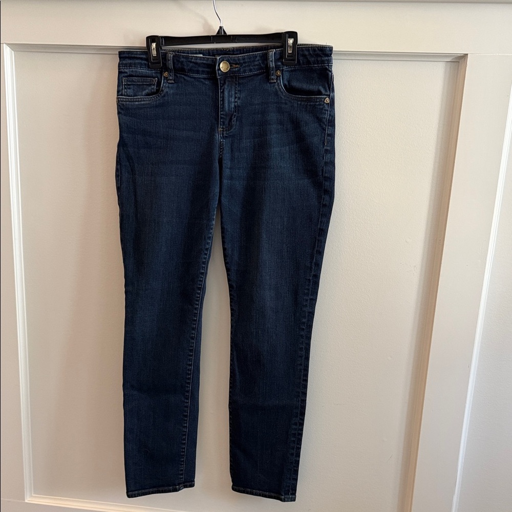Kut from the Kloth Dark Blue Boyfriend Jeans • Size 10 • Excellent Condition